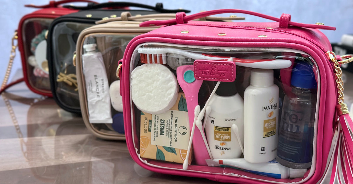 Pink the Pretty Convertible Makeup Bag - Travel Bag – DIH Concepts