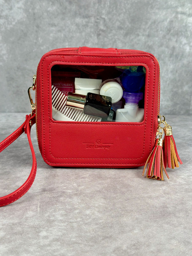 Red Wristlet Mini Case/Pouch