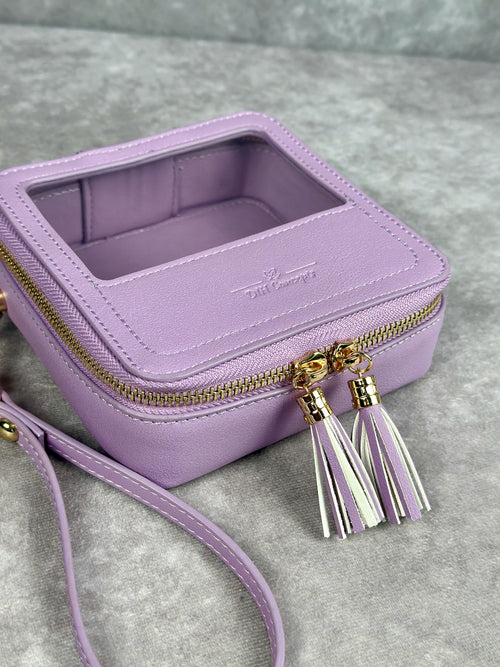 Lavender Wristlet Mini Case/Pouch
