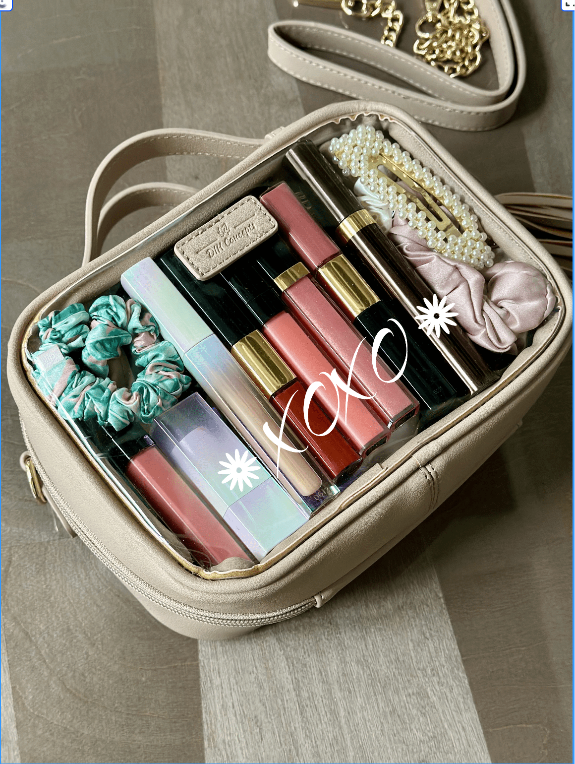 customized clear travel toiletry bag Personalized Clear Makeup Bag