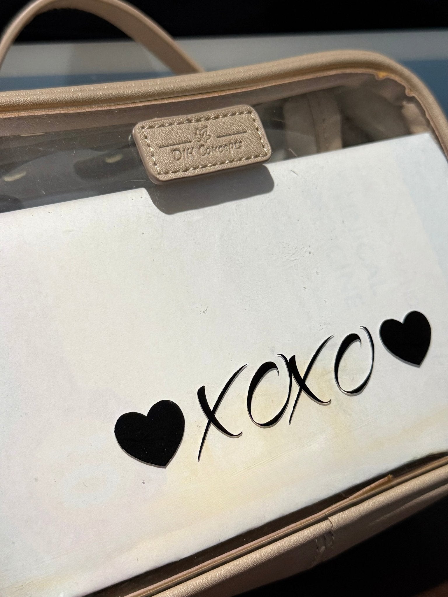 customized clear travel toiletry bag Personalized Clear Makeup Bag