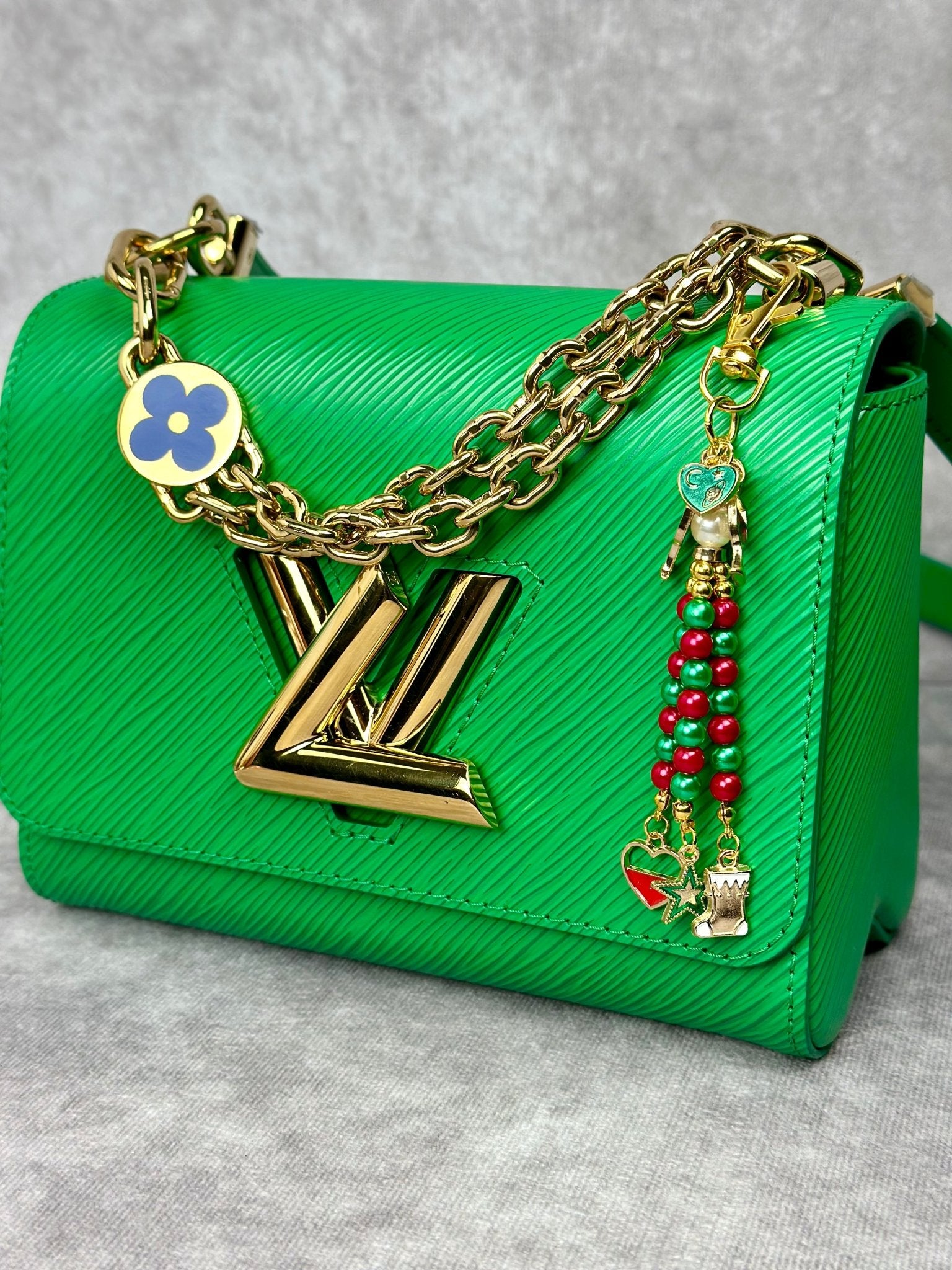 Christmas Theme Beaded Keychain | Bag Charm