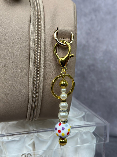 Pearl Bar Keychain | Bag Charm